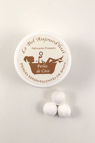 PERLES DE BAIN EFFERVESCENTES - PERLES DE COCO